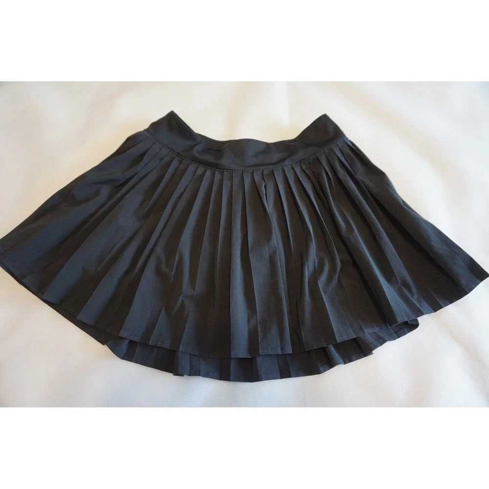 All in Motion Girls Black Pleated Athletic Skort XL 14 Active Tennis Golf Skirt